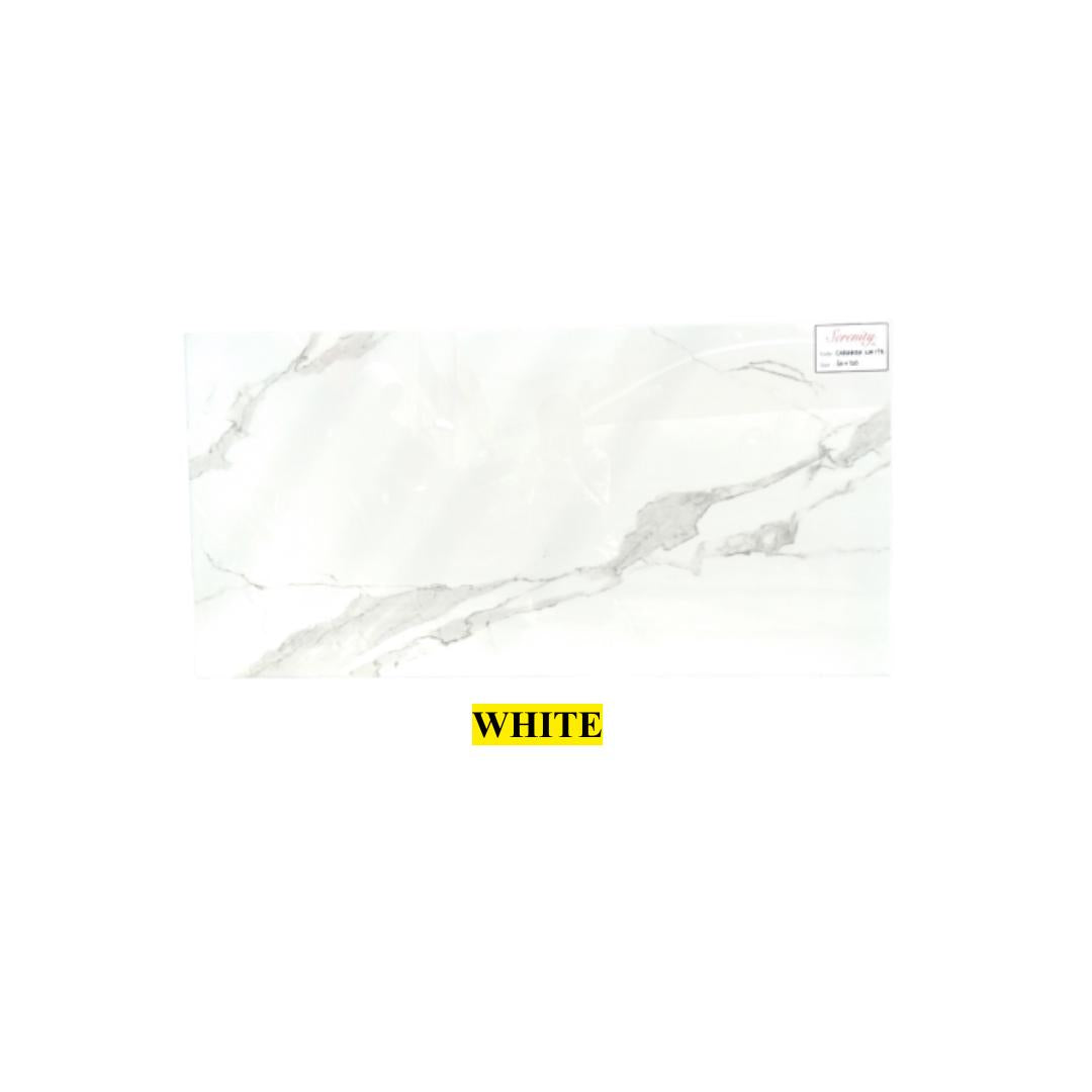 60 CM x 120 CM/SERENITY CARRARA Granit Lantai Rumah Glossy Dus