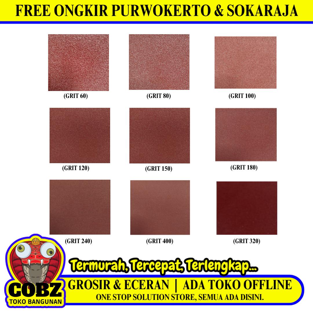 TM Amplas Kertas Gulung Roll Meteran Halus Kasar Meter