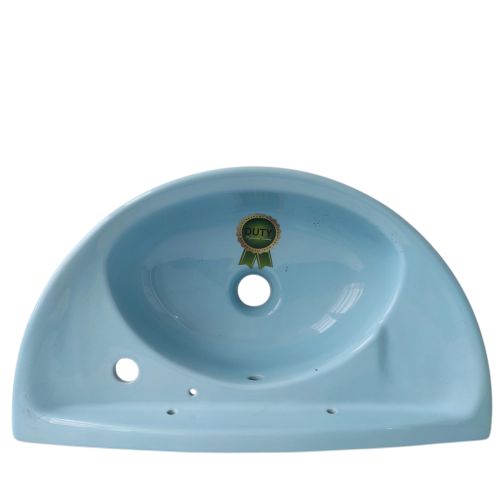 30 CM x 53 CM x 17 CM / DUTY S Wastafel Cuci Tangan Kecil Biru Muda Keramik