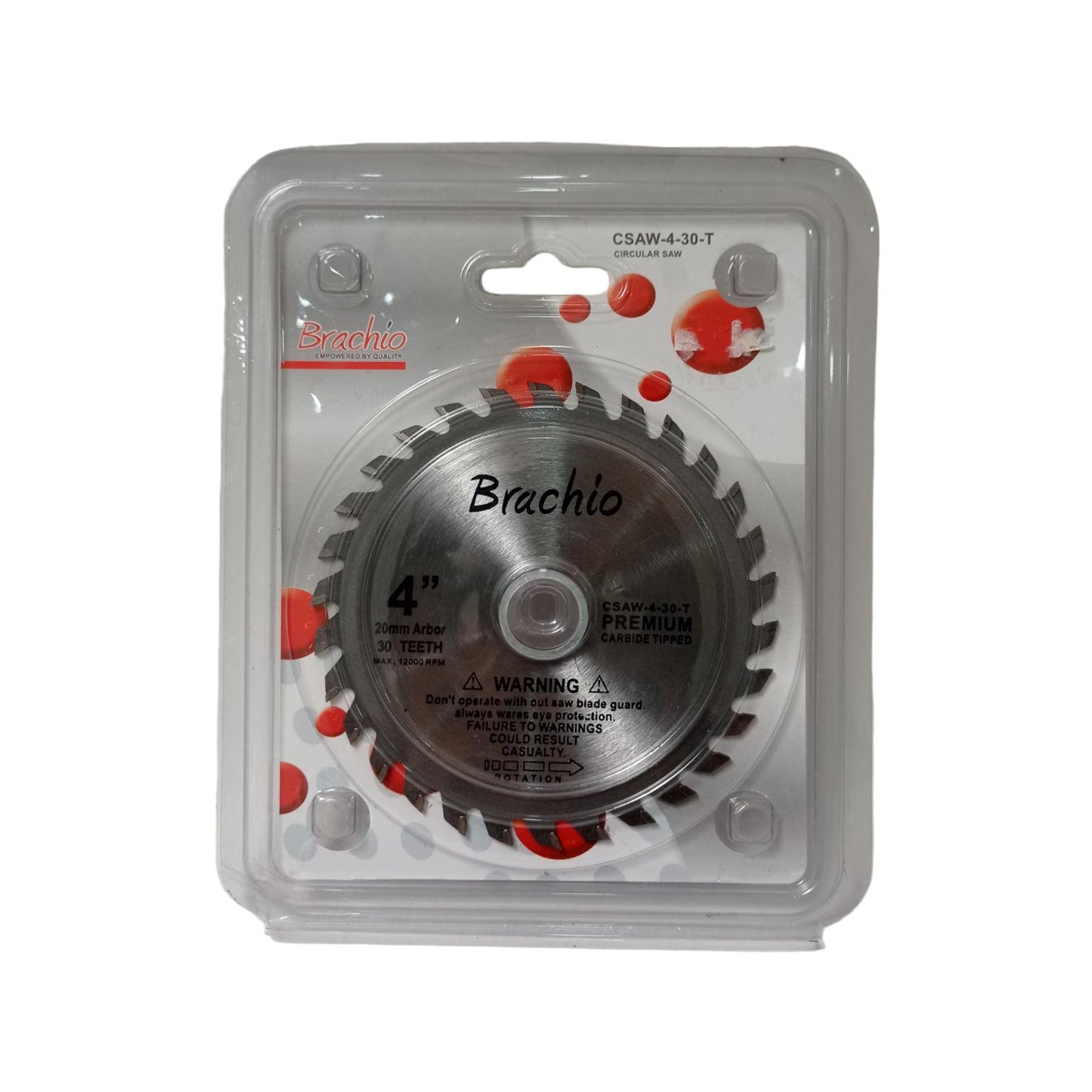 4 IN x T 30 / BRACHIO Circular Saw Mata Gerinda Potong Kayu Wood Cutting