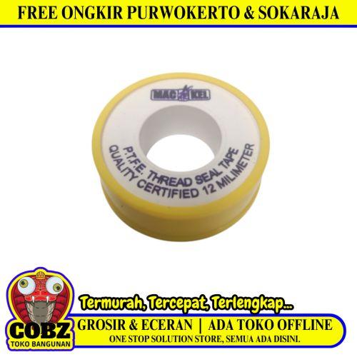 10 M / MACKEL Seal Tape TBA Selotip Siltip Isolasi Kran Air Per Pcs