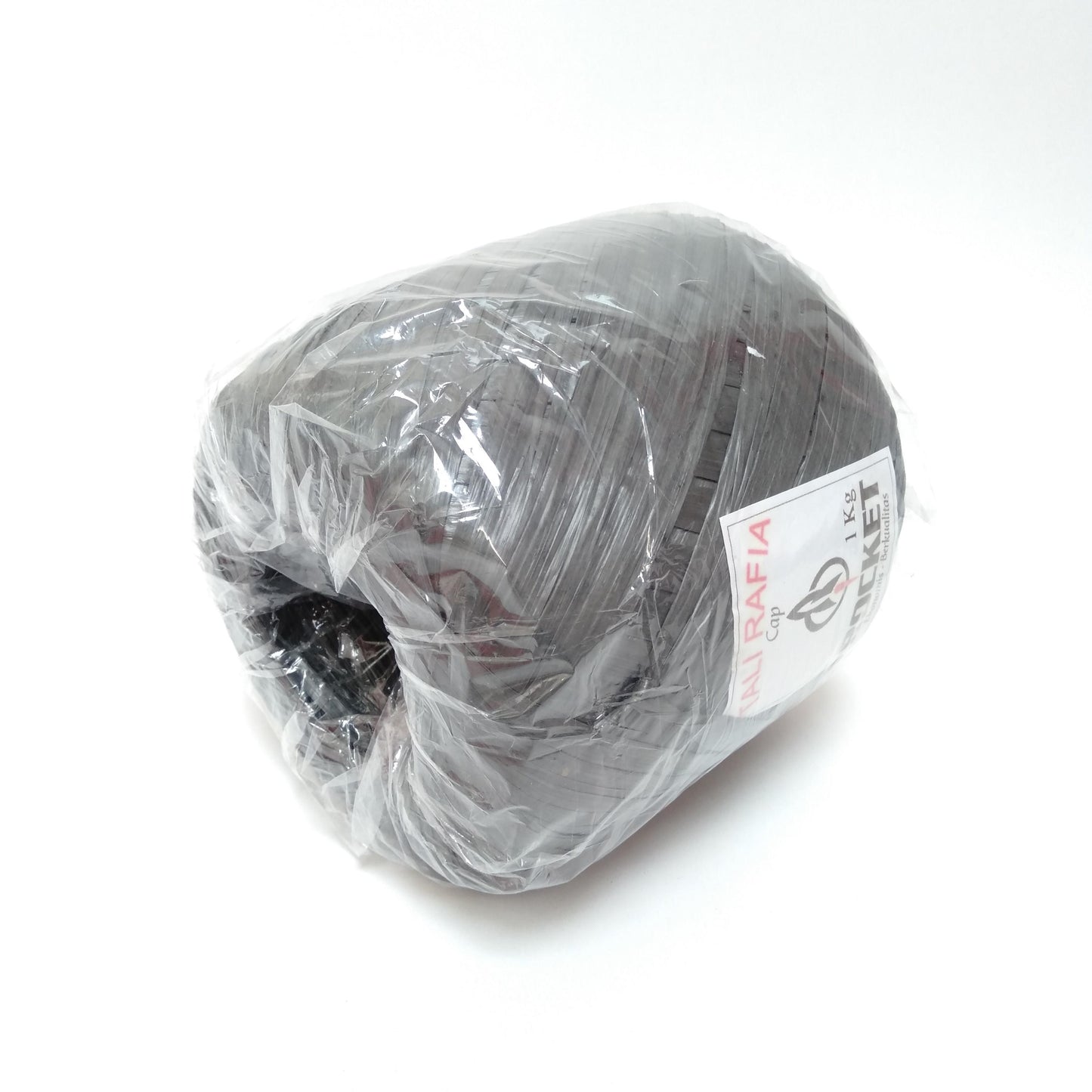 1 KG / ROCKET Tali Rafia Ikat Gulungan Kecil Plastik PVC Hitam Roll