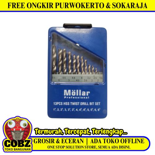 1 MM-6.5 MM / MOLLAR Shank Twist Drill Bits Mata Bor Besi Kayu Plastik