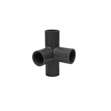 3/4 IN / SCG Tee 4 Way 90 Derajat Fitting Pipa Hidroponik PVC Pcs