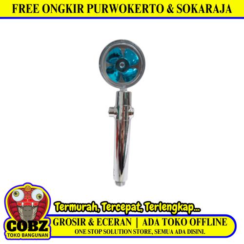 1/2 IN / VERCELLI Kepala Shower Tangan Kamar Mandi PVC Chrome