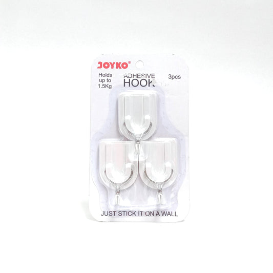 JOYKO ADH-3020 Kapstok Cantel Gantungan Baju Dinding Mini PVC Set