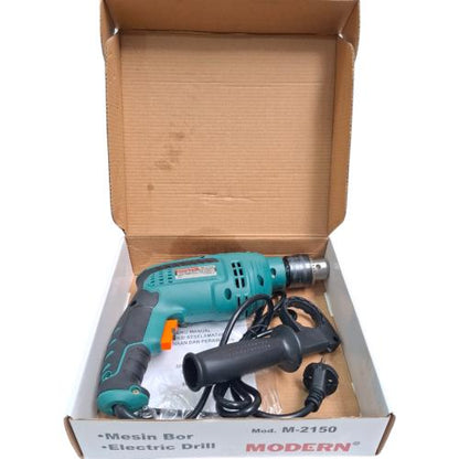 MODERN M-2150 Mesin Bor Tangan Impact Bolak Balik Kabel Set