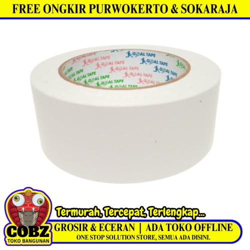 42 MM / GOAL Isolasi Bolak Balik Busa Double Foam Tape Putih