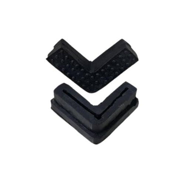 5 CM x 5 CM / TM Karet Pengaman Kaki Rak Besi Siku Plat Lubang