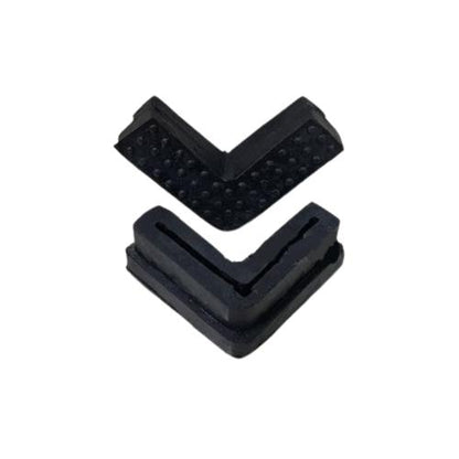 5 CM x 5 CM / TM Karet Pengaman Kaki Rak Besi Siku Plat Lubang