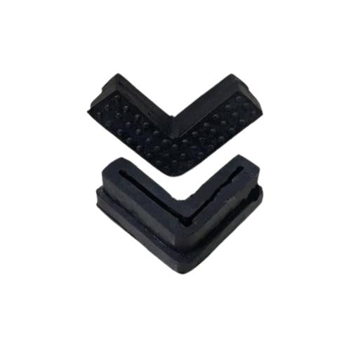 5 CM x 5 CM / TM Karet Pengaman Kaki Rak Besi Siku Plat Lubang