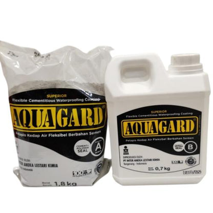 2 1/2 KG / AQUAGARD Semen Waterproofing Anti Bocor 2 Komponen Set