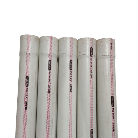 2 1/2 IN x 400 CM / RUCIKA D Lis Merah Pipa Pralon Paralon PVC Putih Batang