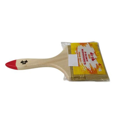 4 IN / GOOD Kuas Cat Tembok Kayu Besi Air Acyrlic Paint Brush