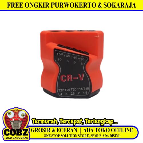 T10 - T50 / QTOOLS Tool Organizer Box Kunci L Bintang