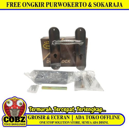THS SN / BN Handle Door Lock Tarikan Handle Kunci Pintu Tanggung Set