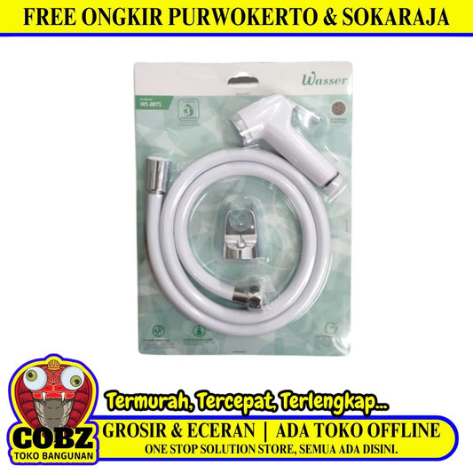 1/2 IN X 120 CM / WASSER 88TS Jet Shower Cebok Toilet Plastik PVC Set