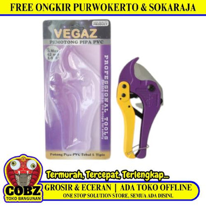 42 MM / VEGAZ  Gunting Pipa Tang Potong Pralon PVC Pipe Cutter