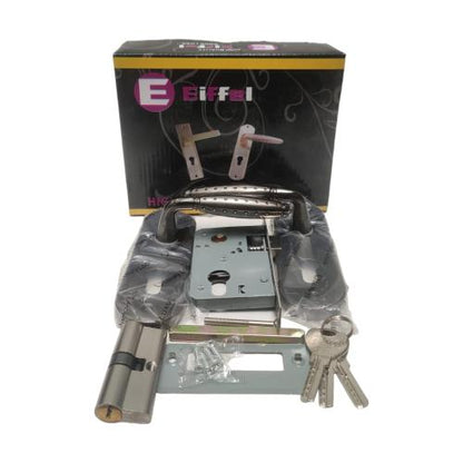 EIFFEL 701 BN / NB Handle Door Lock Tarikan Handle Kunci Pintu Kecil Set