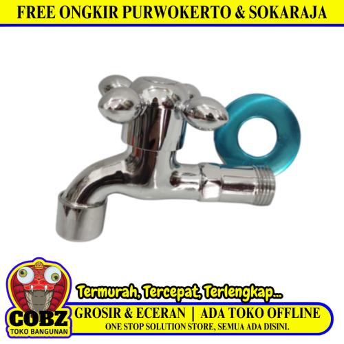 1/2 IN / COBZ KT-01 Kran Air Tembok Taman Kamar Mandi Stainless