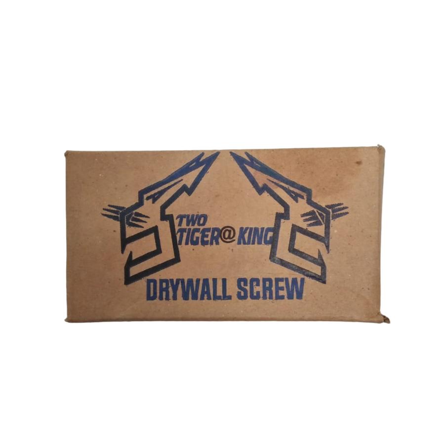 #6 X 1IN / TWO TIGER KING Sekrup Gypsum Screw Plafon Board GRC Hitam Dus