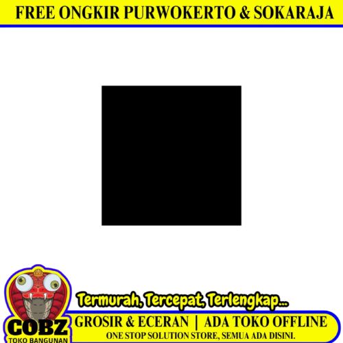 50 CM x 50 CM / PLATINUM Keramik Lantai Rumah Glossy Black Dus