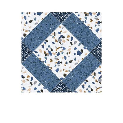 25 CM x 25 CM / ASIA ROCKFORD Keramik Lantai Kamar Mandi Matte Blue Dus