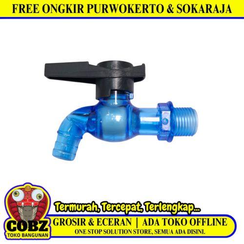 1/2 IN / PRIMY Kran Air Tembok Taman Kamar Mandi Plastik PVC