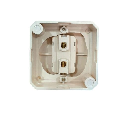 CAHAYA SC-201 Saklar Tunggal Single Engkel 1 Gang Tempel OB Outbow Putih