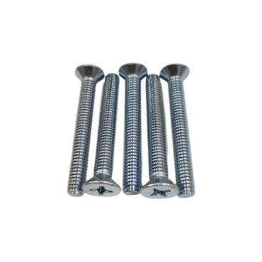 M 6 x 40 MM / TM Baut JF Kepala Rata Plus Putih Biji