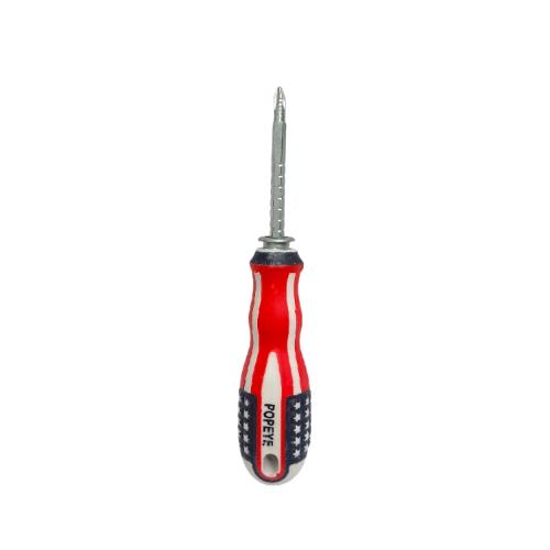 3 IN - 5 IN / POPEYE Obeng Screwdriver Two Way Bolak Balik Plus Minus 2 In 1 Gagang Karet