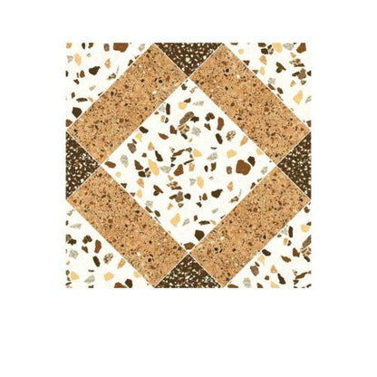 25 CM x 25 CM / ASIA ROCKFORD Keramik Lantai Kamar Mandi Matte Brown Dus