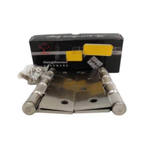4 IN / HONGSHU Engsel Kupu Kupu Pintu Jendela Hinge Stainless Set