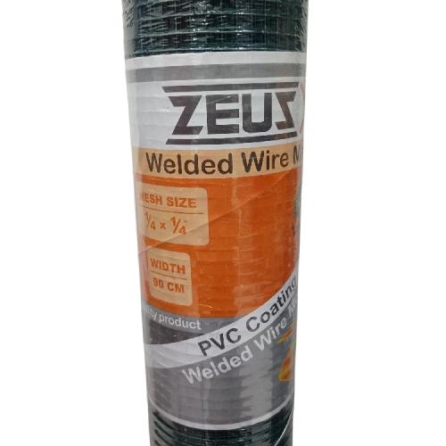 1/4 IN x 1/4 IN x 90 CM x 10 M / ZEUZ Kawat Ram Loket Ayakan Pasir Plastik PVC Roll