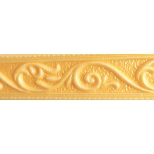 6 MM x 5 CM x 115 CM / COBZ LIST-B52H Wallpaper Foam Sticker Corak Kuning Lembar