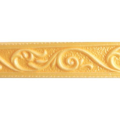 6 MM x 5 CM x 115 CM / COBZ LIST-B52H Wallpaper Foam Sticker Corak Kuning Lembar