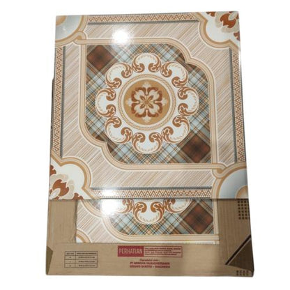 40 CM x 40 CM / ARWANA MADRID Keramik Lantai Rumah Glossy Beige Dus