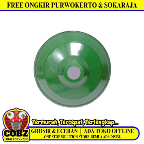 D 29 CM / COSCO Kap Lampu Taman Jalan Gantung Tudung Bulat Hijau