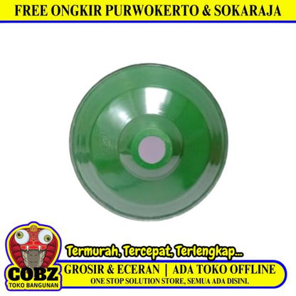 D 29 CM / COSCO Kap Lampu Taman Jalan Gantung Tudung Bulat Hijau