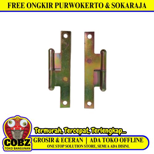 110 MM x 55 MM / NM Engsel H Copot Cabut Patrom Kanan Set