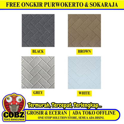 25 CM x 25 CM / ASIA TILE GALAXY Keramik Lantai Teras Garasi Matte White Dus