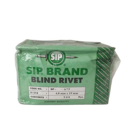 4.8 MM x 19 MM / SIP SP . 675 Paku Rivet Keling Tang Rivet Dus