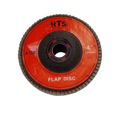 4 IN x GRIT 100 / KTS Flap Disc Mata Gernda Amplas Susun Kipas