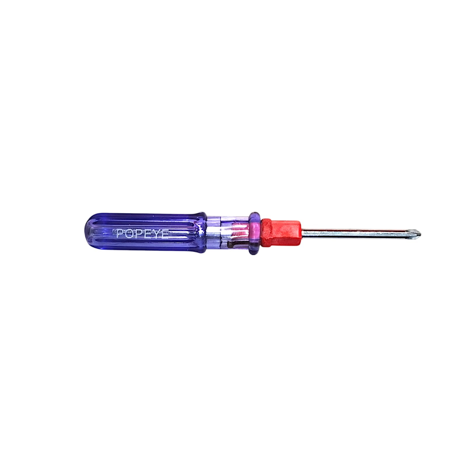 4 IN / POPEYE Obeng Screwdriver Two Way Bolak Balik Plus Minus 2 In 1 Gagang Fiber