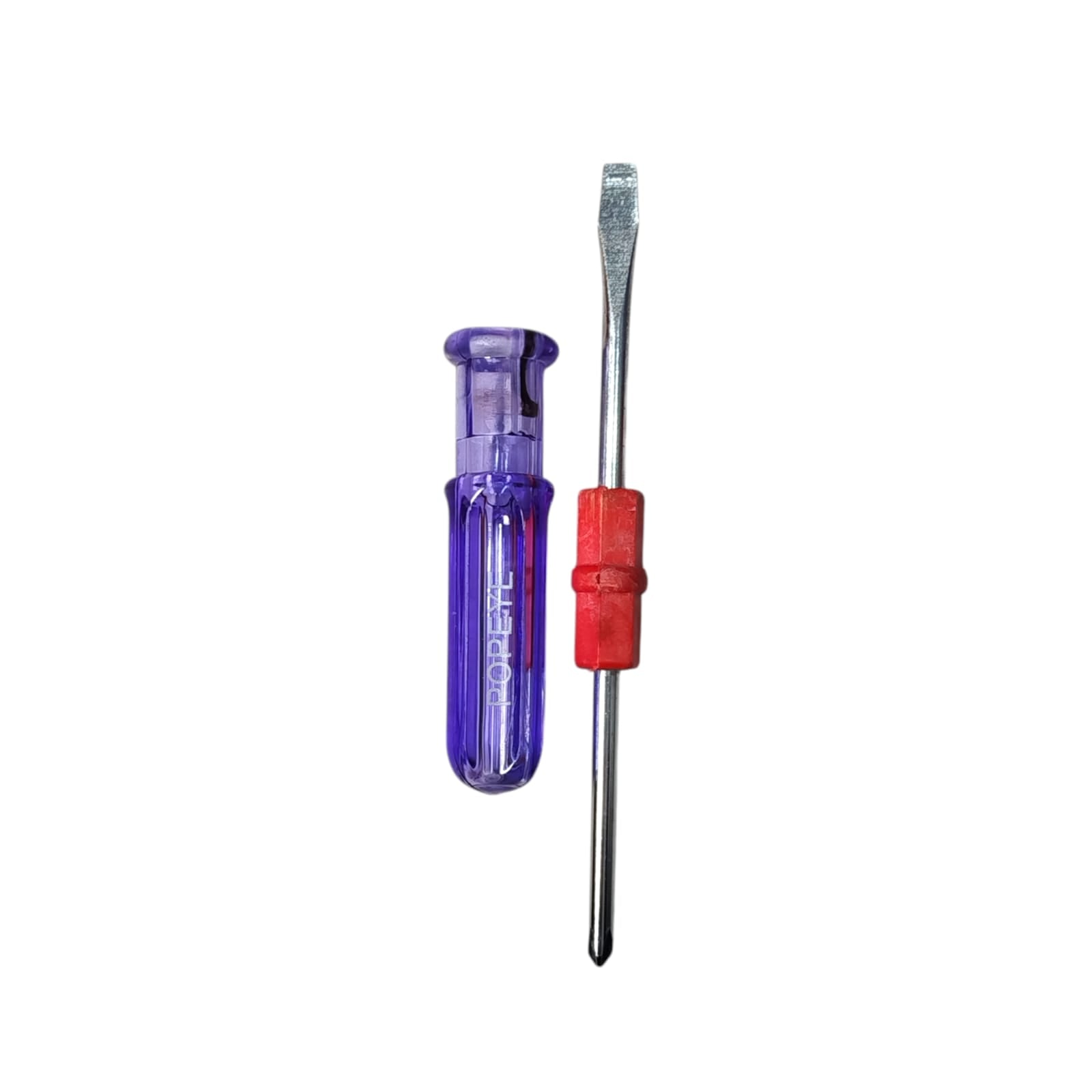 4 IN / POPEYE Obeng Screwdriver Two Way Bolak Balik Plus Minus 2 In 1 Gagang Fiber