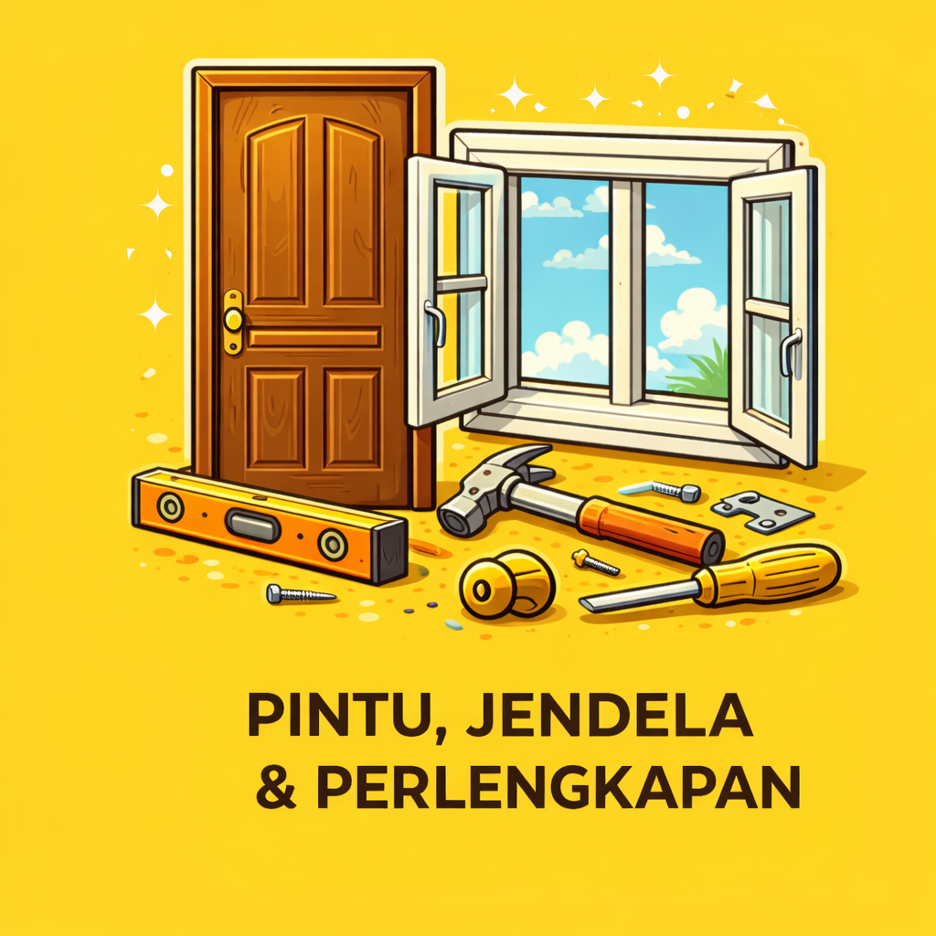 Pintu, Jendela & Perlengkapan