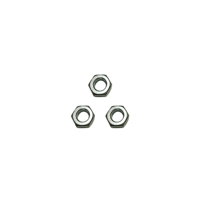 M 10 / TM Mur Nut Hexagon Galvanis Putih Biji