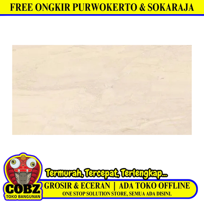 30 CM x 60 CM / ROMAN W63428R Keramik Dinding Kamar Mandi Glossy Dus