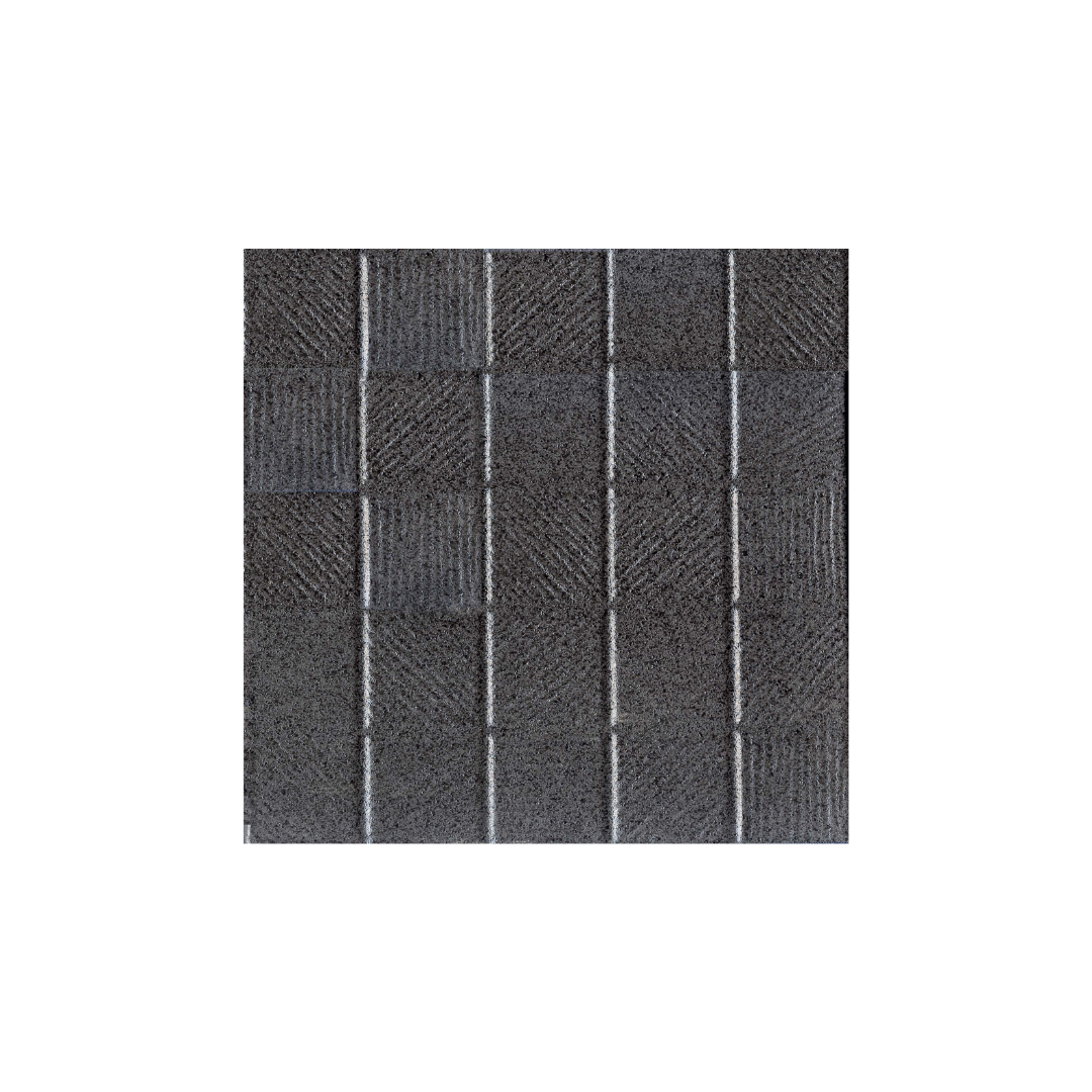30 CM x 30 CM / ASIA TILE ALPHA Keramik Lantai Teras Garasi Matte Black Dus