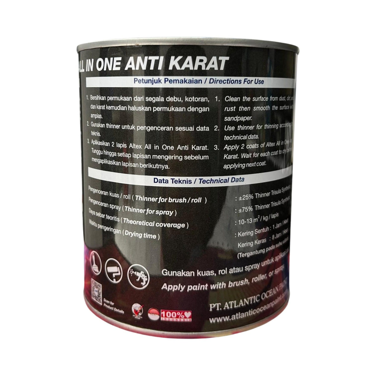 1 KG / ALTEX ALL IN ONE Zinc Chromate Kaleng Pcs - ALTEX (01 White)